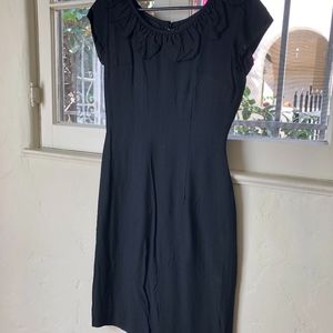 Vintage 50's handmade dress-Black, size 2